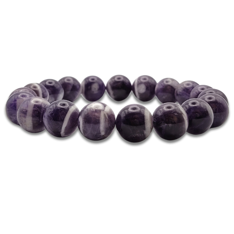 Amethyst Buddha Tooth Bracelet